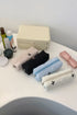 3 Piece Bow Quilted Cloth Storage Bag Set - Odaingerous
